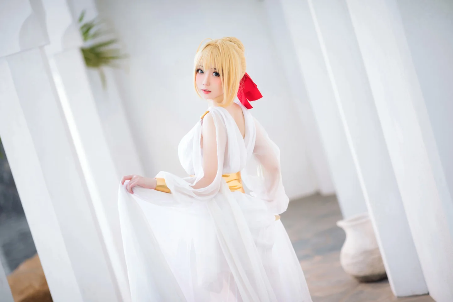 焖焖碳 - FGO·尼禄 礼服 [27P-270MB] tg@simisebaisi 【丝足阁】013.webp